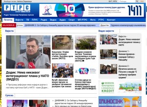 How rtrs.tv looks like on a tablet such as an iPad.