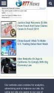 How rttnews.com looks like on a mobile device such as an iPhone.