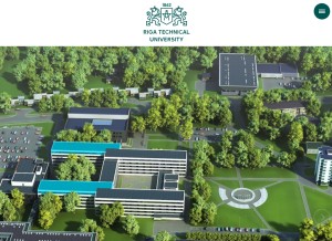 How rtu.lv looks like on a tablet such as an iPad.