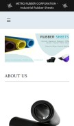 How rubbersheetindia.co.in looks like on a mobile device such as an iPhone.