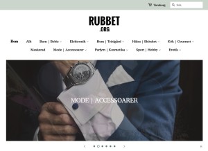 How rubbet.org looks like on a tablet such as an iPad.