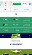How rugby365.com looks like on a mobile device such as an iPhone.