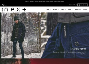 How ruleofnext.com looks like on a tablet such as an iPad.