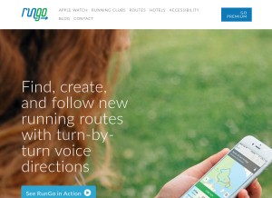 How rungoapp.com looks like on a tablet such as an iPad.