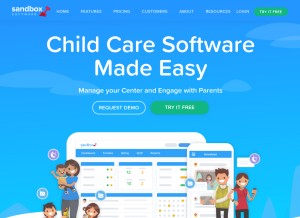 How runsandbox.com looks like on a tablet such as an iPad.