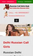 How russiancallgirlshub.com looks like on a mobile device such as an iPhone.