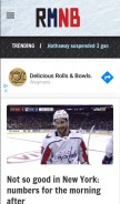 How russianmachineneverbreaks.com looks like on a mobile device such as an iPhone.