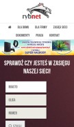 How rybnet.pl looks like on a mobile device such as an iPhone.