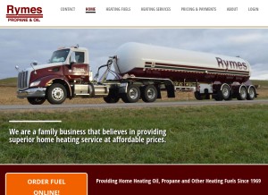 How rymes.com looks like on a tablet such as an iPad.