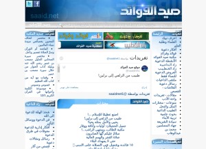 How saaid.net looks like on a tablet such as an iPad.