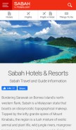 How sabah-hotels.com looks like on a mobile device such as an iPhone.