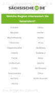How saechsische.de looks like on a mobile device such as an iPhone.