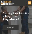 How safetylocksmithks.com looks like on a mobile device such as an iPhone.