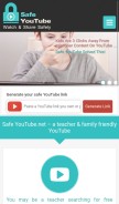 How safeyoutube.net looks like on a mobile device such as an iPhone.
