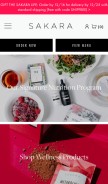 How sakara.com looks like on a mobile device such as an iPhone.