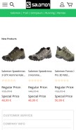 How salomontrailsneakers.run looks like on a mobile device such as an iPhone.