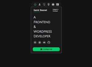 How samirbasnet.com.np looks like on a tablet such as an iPad.