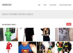 How samorzady.org looks like on a tablet such as an iPad.