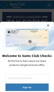 How samsclubchecks.com looks like on a mobile device such as an iPhone.