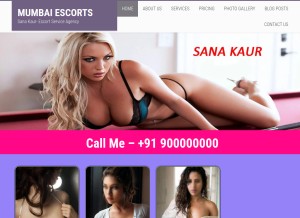 How sanakaur.com looks like on a tablet such as an iPad.