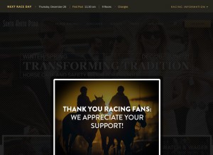 How santaanita.com looks like on a tablet such as an iPad.