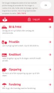 How santanderconsumer.dk looks like on a mobile device such as an iPhone.