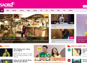 How saobiz.net looks like on a tablet such as an iPad.