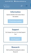 How sarcoidosisuk.org looks like on a mobile device such as an iPhone.