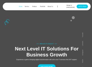 How sariyait.com looks like on a tablet such as an iPad.