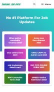 How sarkarijobpatr.in looks like on a mobile device such as an iPhone.