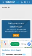 How satelliteguys.us looks like on a mobile device such as an iPhone.