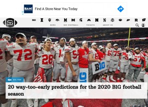 How saturdaytradition.com looks like on a tablet such as an iPad.