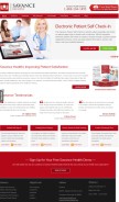 How savancehealth.com looks like on a mobile device such as an iPhone.