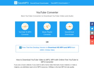How savemp3.cc looks like on a tablet such as an iPad.