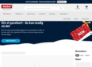 How saxo.com looks like on a tablet such as an iPad.