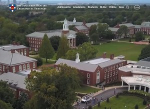 How sbts.edu looks like on a tablet such as an iPad.