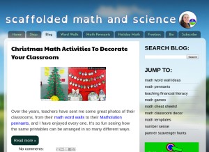 How scaffoldedmath.com looks like on a tablet such as an iPad.
