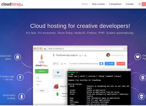 How scalabl.cloud looks like on a tablet such as an iPad.
