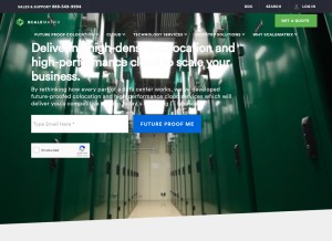 How scalematrix.com looks like on a tablet such as an iPad.