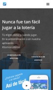 How scanloteria.com looks like on a mobile device such as an iPhone.