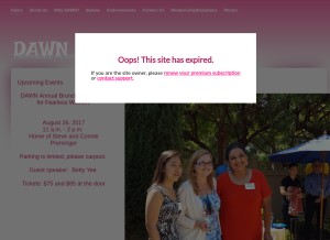 How sccdawn.org looks like on a tablet such as an iPad.