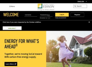 How sce.com looks like on a tablet such as an iPad.