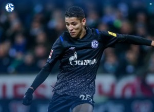 How schalke04.de looks like on a tablet such as an iPad.