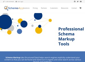How schemaapp.com looks like on a tablet such as an iPad.