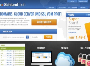 How schlundtech.de looks like on a tablet such as an iPad.