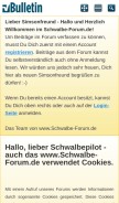 How schwalbe-forum.de looks like on a mobile device such as an iPhone.