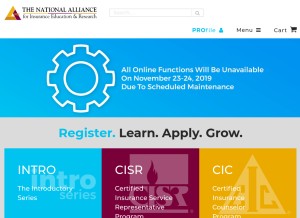 How scic.com looks like on a tablet such as an iPad.