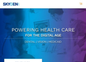 How sciondental.com looks like on a tablet such as an iPad.