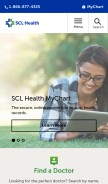How sclhealth.org looks like on a mobile device such as an iPhone.