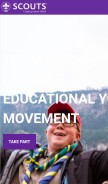 How scout.org looks like on a mobile device such as an iPhone.